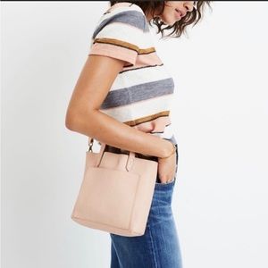 Madewell small transport leather crossbody bag